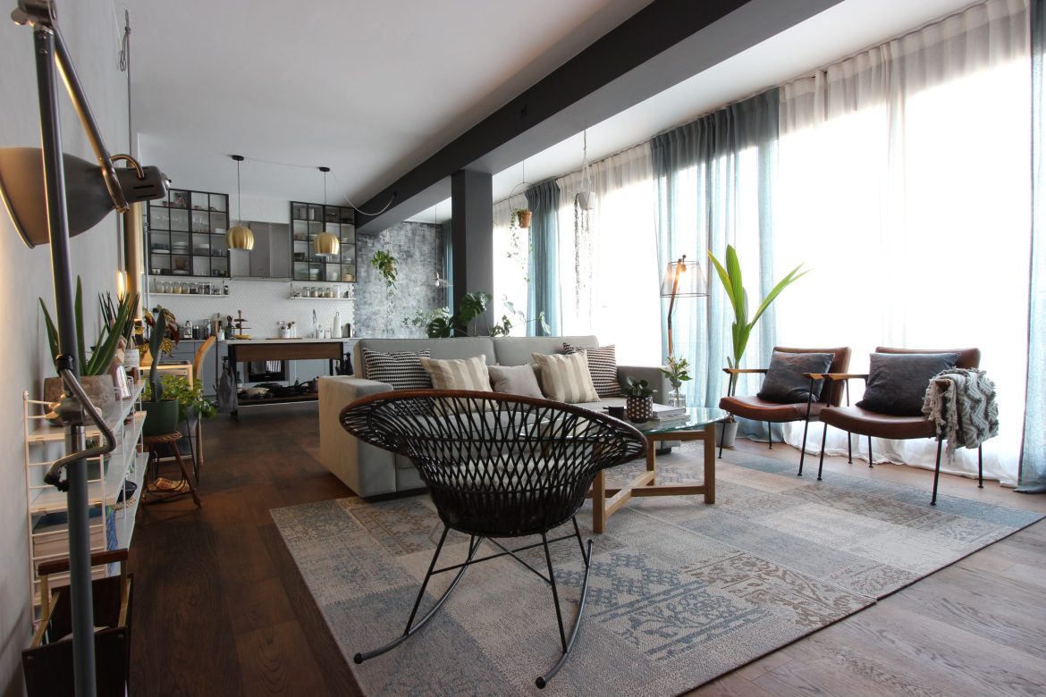 Cum amenajezi un apartament open space în stil Japandi